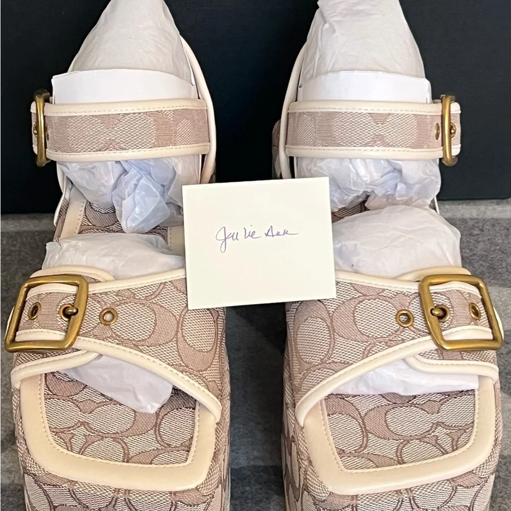 NEW in Box Coach Naomi Women's Platform Sandals - Picture 1 of 9